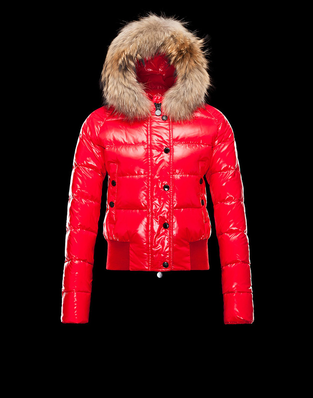 Doudoune Moncler Femme 2013 Pas Cher Rouge